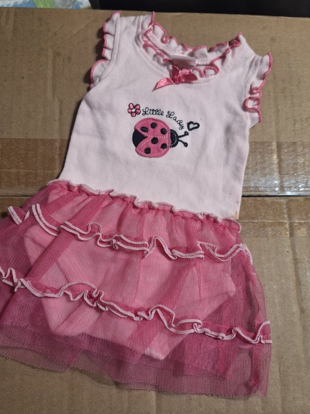 little lady ladybug onesie 0-3 months